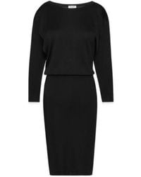 Saint Laurent - Backless Long-Sleeved Dress - Lyst