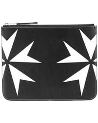 Neil Barrett - Logo Print Clutch - Lyst