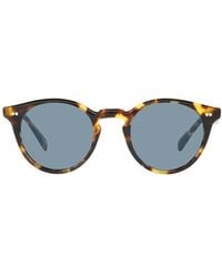 Oliver Peoples - Romare Round-Frame Sunglasses - Lyst