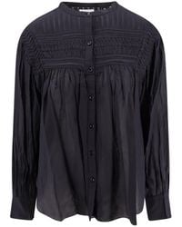 Isabel Marant - Isabel Marant Étoile Gathered Plalia Blouse - Lyst