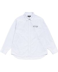Stussy - Stüssy Standard Logo Stripe Shirt - Lyst