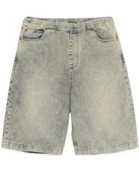 Entire studios - Elasticated-Waist Button Bermuda Shorts - Lyst
