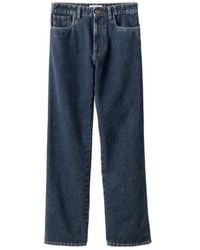 Miu Miu - Flocked Denim Jeans - Lyst