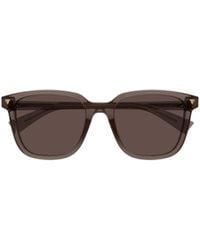 Bottega Veneta - Eyewear Square Frame Sunglasses - Lyst