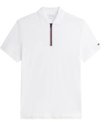 Tommy Hilfiger - Regular Fit Fluid Cotton Polo Shirt - Lyst