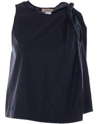 Twinset - Ruched Sleeveless Top - Lyst