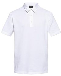 Brioni - Cotton Polo - Lyst