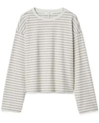Rag & Bone - Kelly Boxy Striped Long-Sleeve Tee - Lyst