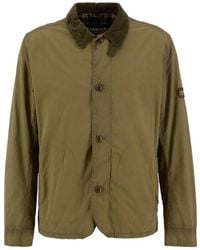 Barbour - Corduroy-Collar Cotton Jacket - Lyst