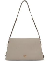 Pinko - Logo-Plaque Shoulder Bag - Lyst