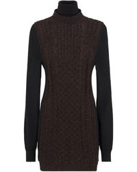 Fendi - Close Fit Short Dress - Lyst