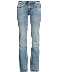 DIESEL - Mid-Rise Straight Leg Jeans - Lyst