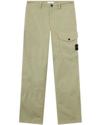 Stone Island - Loose-Fit Cargo Trousers With Drawstring Cuffs - Lyst