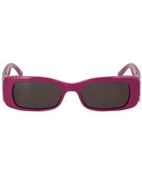 Balenciaga - Eyewear Rectangular Frame Sunglasses - Lyst