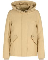 Woolrich - 'Military' Cotton Blend Jacket - Lyst