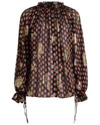 Etro - Shirt With Ruffles And Laces - Lyst