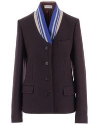 Dries Van Noten - Long-Sleeve Single-Breasted Jacket - Lyst