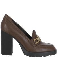 Hogan - H623 Logo-Plaque Loafer Pumps - Lyst
