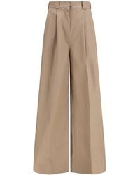 Balenciaga - High-Waist Wide-Leg Pants - Lyst