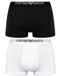 Emporio Armani - Logo Waistband Boxer Briefs - Lyst