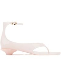 Chloé - Chloé Thong Sparkling Sandals - Lyst