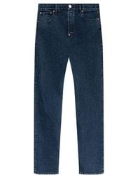 KENZO - Signature Japanese Denim Straight Fit Jeans - Lyst