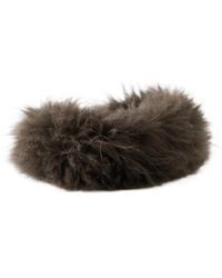 Yves Salomon - Shearling Headband - Lyst