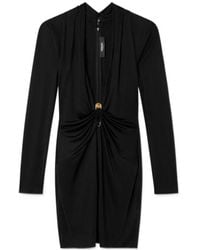 Versace - Safety Pin Mini Dress - Lyst
