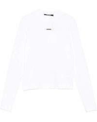 Jacquemus - Gros Grain Long-Sleeve T-Shirt - Lyst