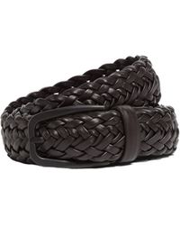 ZEGNA - Braided Buckle Belt - Lyst