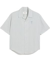 Ami Paris - Ami Camp Collar Short Sleeves Shirt - Lyst