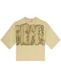 DIESEL - T-Cropyn-Aa1 T-Shirt - Lyst