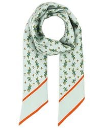 Prada - Floral-Print Scarf - Lyst