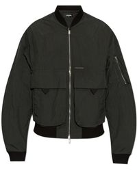 DSquared² - Logo Printed Bomber Jacket - Lyst