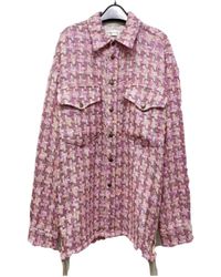 Faith Connexion - Tweed Button-Down Casual Jacket - Lyst