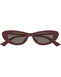 Bottega Veneta - Eyewear Cat Eye Frame Sunglasses - Lyst