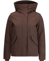Woolrich - Long-Sleeved Hooded Parka - Lyst