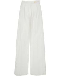 Semicouture - Semi Couture Buddy Wide-Leg Pants - Lyst