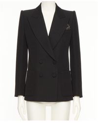 Valentino - Double-Breasted Long-Sleeved Blazer - Lyst