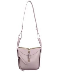 Loewe - Hammock Logo Embossed Shoulder Bag - Lyst