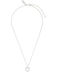Ferragamo - Ferragamo Iconic Gancini Necklace - Lyst