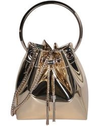 Jimmy Choo - Bon Bon Tassel Detailing Bucket Bag - Lyst