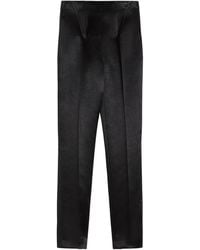 Sportmax - High Waist Straight Leg Pants - Lyst