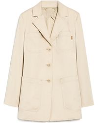Max Mara - Single-Breasted Long-Sleeved Blazer - Lyst