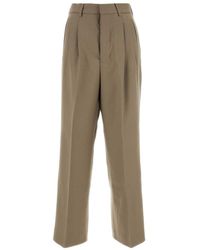 Ami Paris - Straight-Leg Tailored Trousers - Lyst