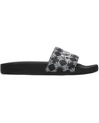 Amiri - Logo-Plaque Slip-On Slides - Lyst