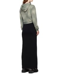 we11done - Laminated Hooded Dress - Lyst