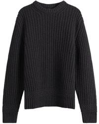 A.P.C. - Ron Textured Knitted Jumper - Lyst