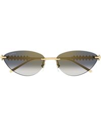 Cartier - Cat-Eye Frame Sunglasses - Lyst