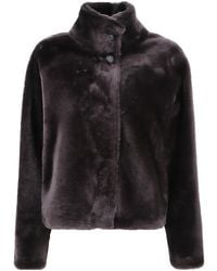 Arma - Long-Sleeve Leather Jacket - Lyst